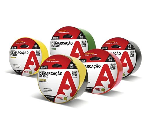 Fita Demarcacao Solo Amarela 50X30
