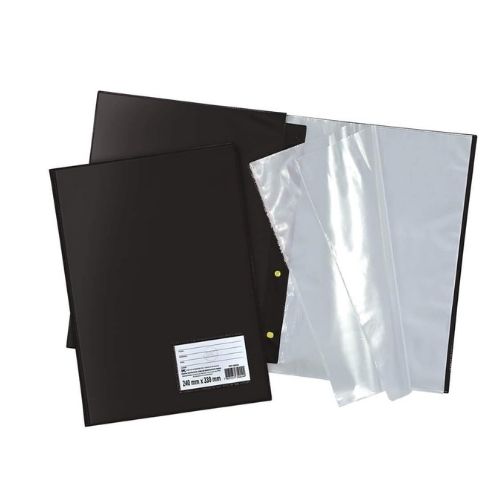 PASTA CATALOGO A4 PRETA